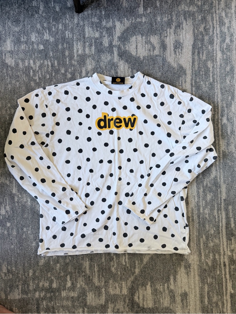 Drew house size large polka dot shirt